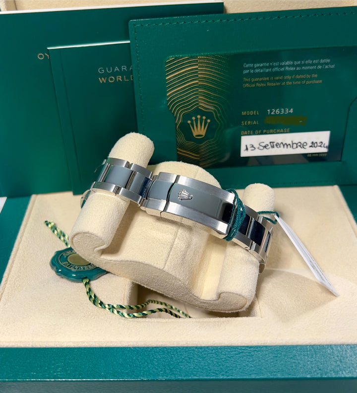 Rolex Datejust 41 126334 WIMBLEDON NEW 2024 | ITA