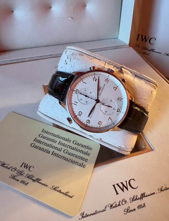 IWC Portuguese Chronograph Rattrapante Chronograph 3712 | LIKE NEW