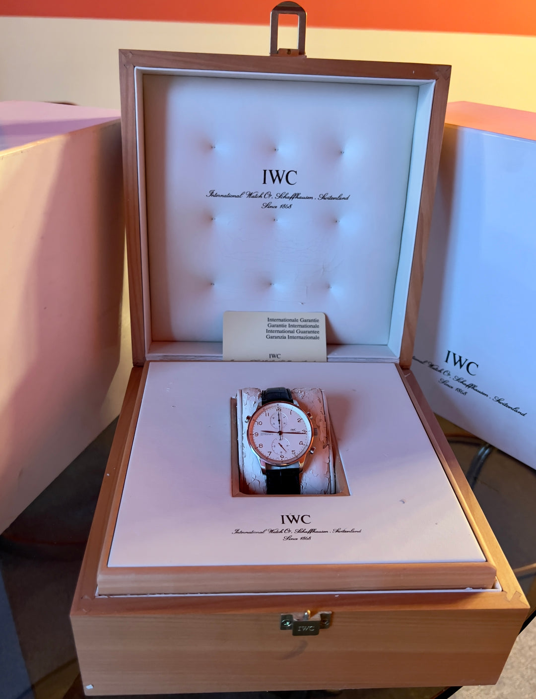 IWC Portuguese Chronograph Rattrapante Chronograph 3712 | LIKE NEW