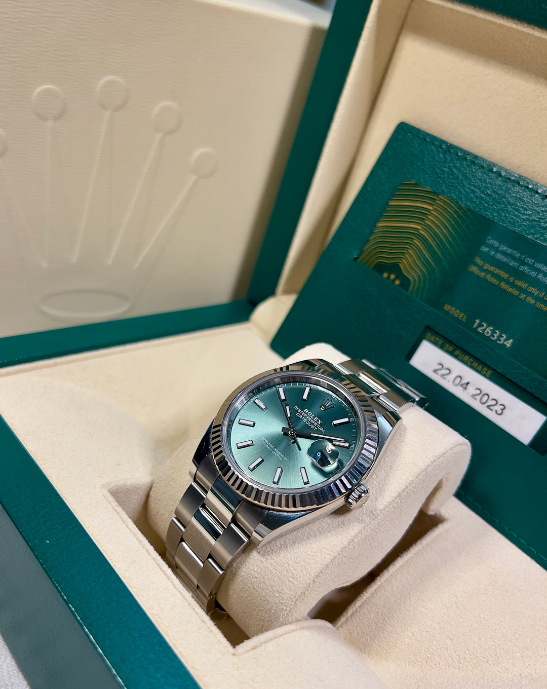 Rolex Datejust 41 126334 | GREEN | 2023