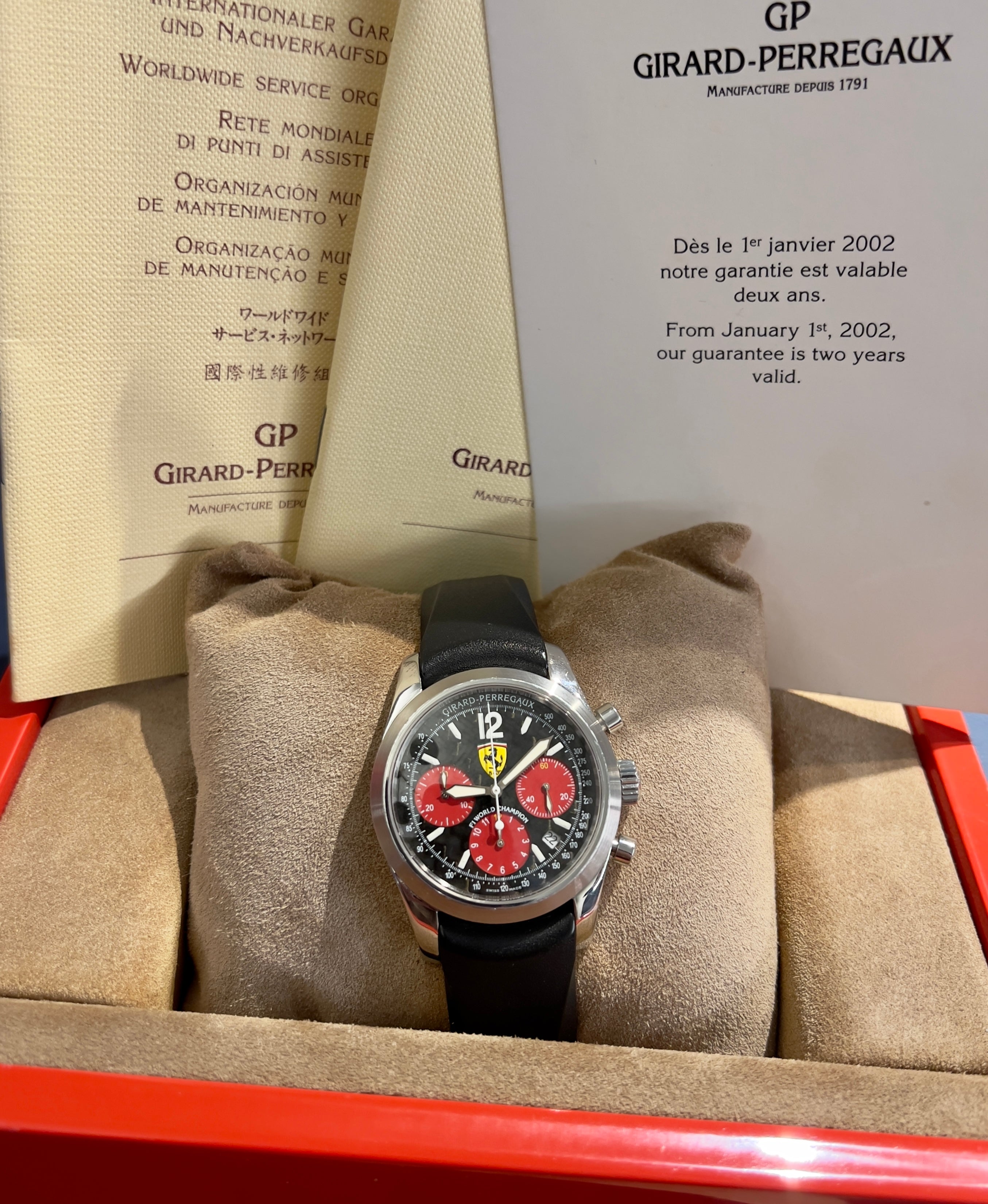 Girard Perregaux Ferrari F2002 World Champion TOP WATCHES