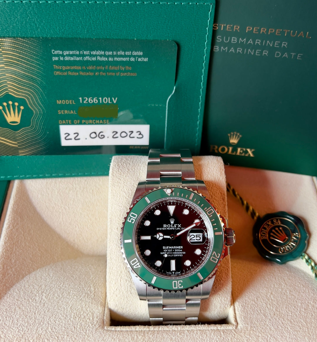 Rolex Submariner Date 126610LV | NEW STICKERS 2023