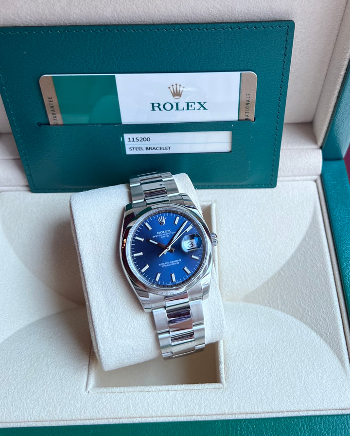 Rolex Oyster Perpetual 115200 | 2016 | ITA | LIKE NEW | 34 MM