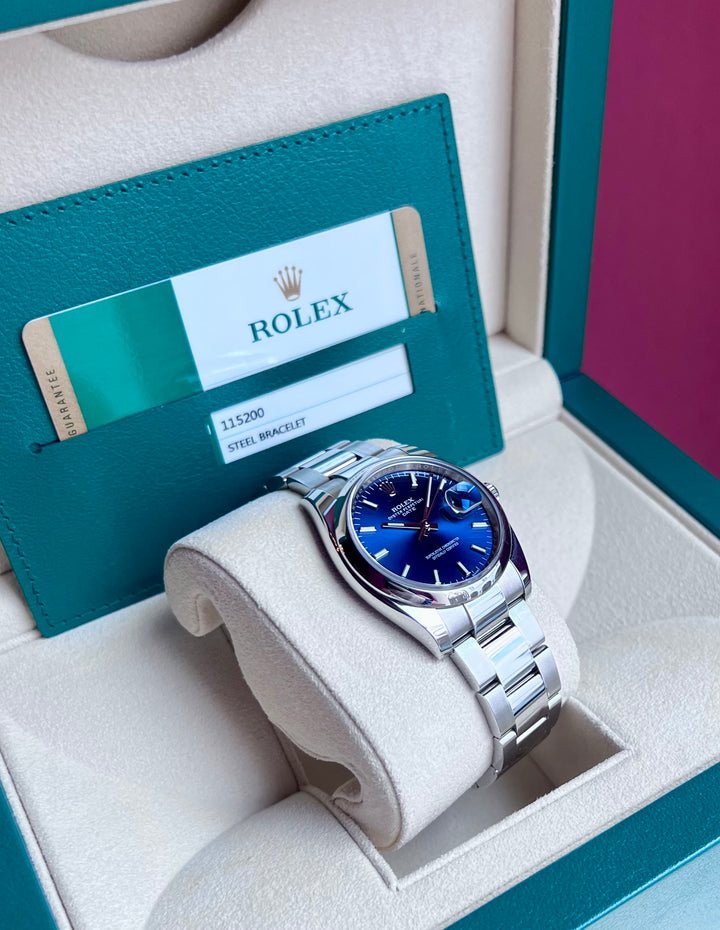 Rolex Oyster Perpetual 115200 | 2016 | ITA | LIKE NEW | 34 MM