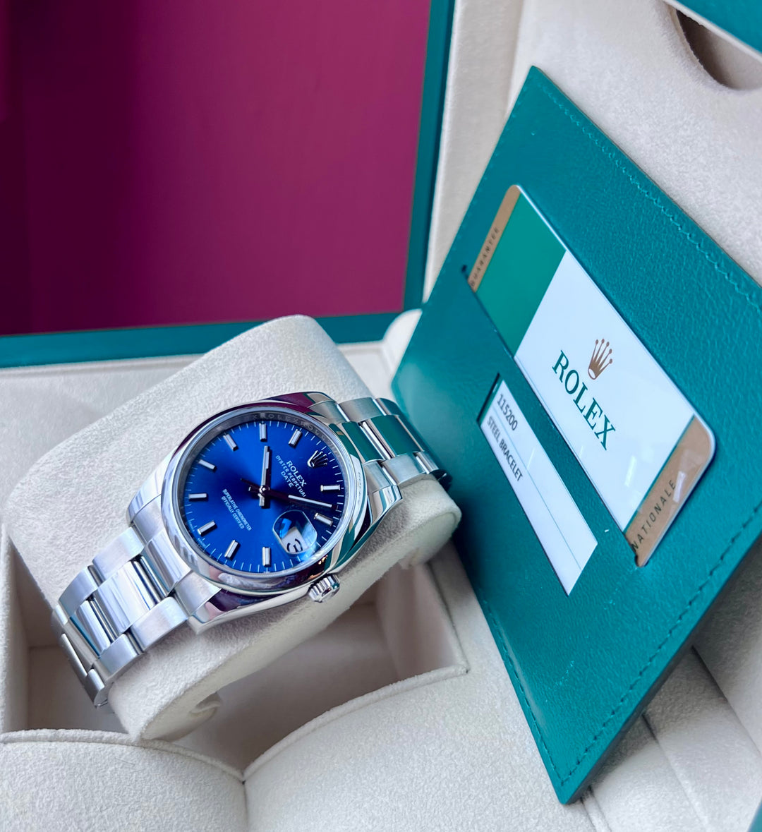 Rolex Oyster Perpetual 115200 | 2016 | ITA | LIKE NEW | 34 MM