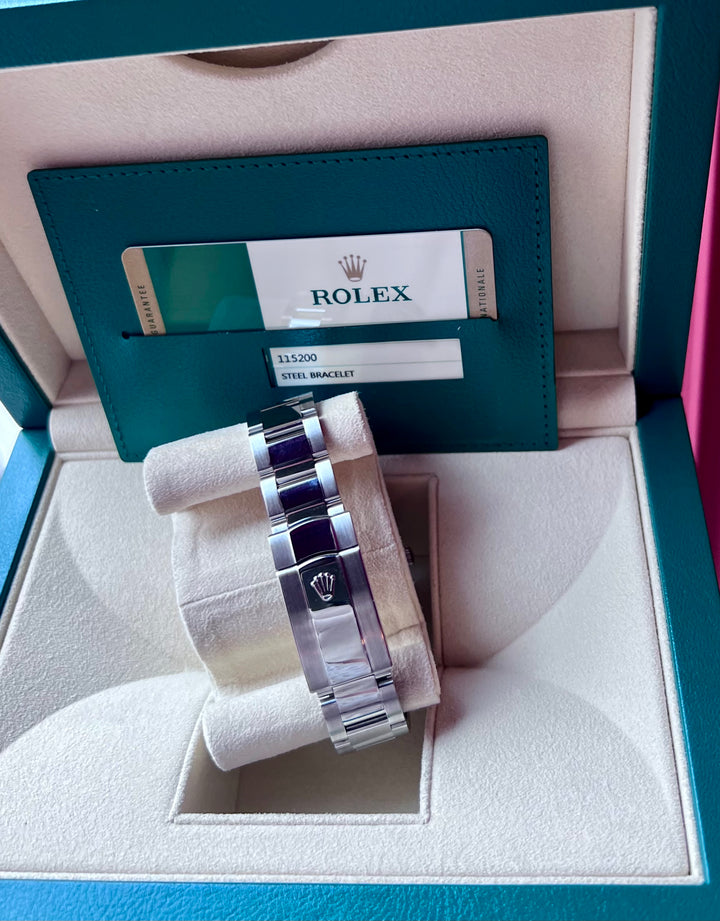 Rolex Oyster Perpetual 115200 | 2016 | ITA | LIKE NEW | 34 MM