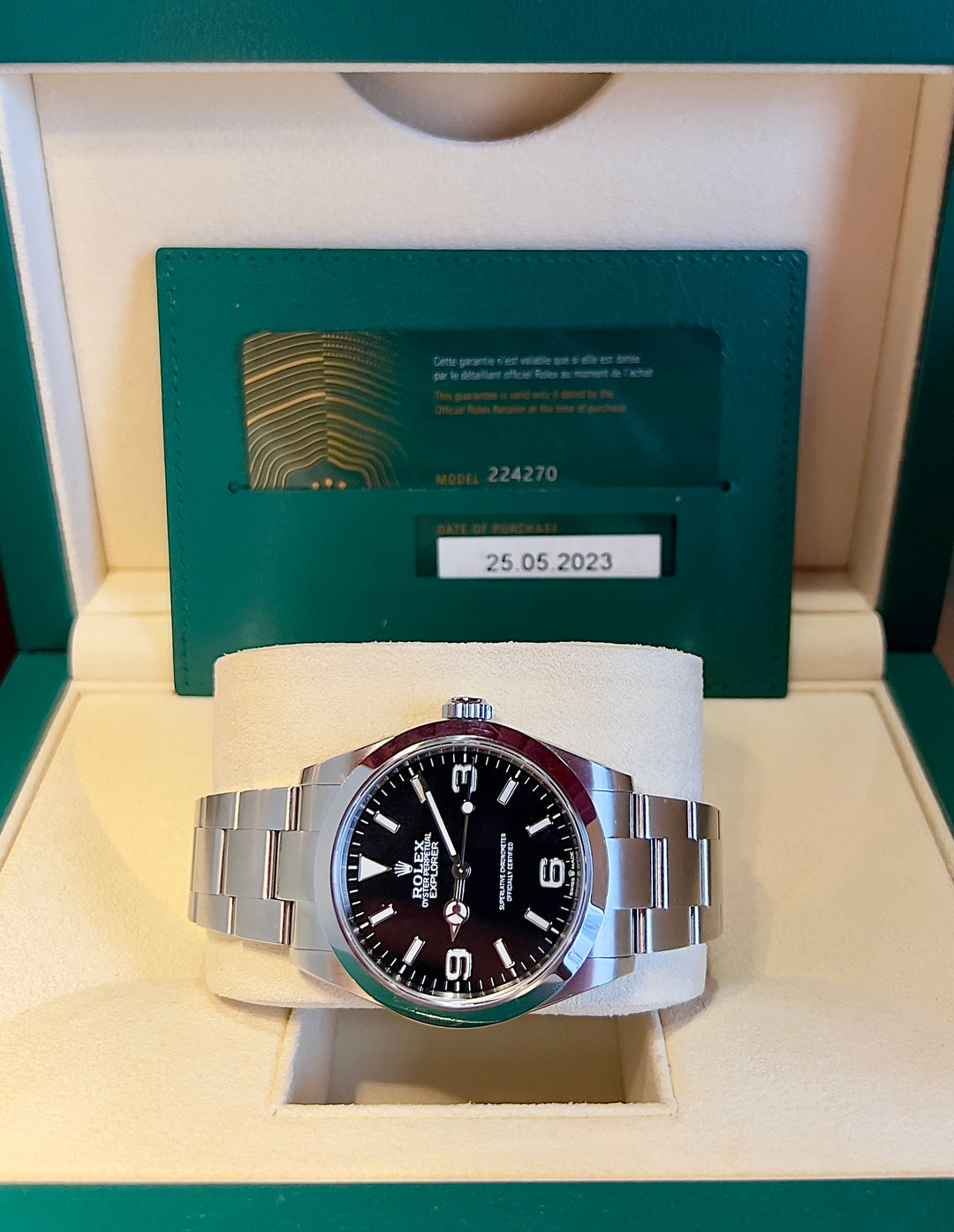 Rolex Explorer 224270 | 2023 | LIKE NEW