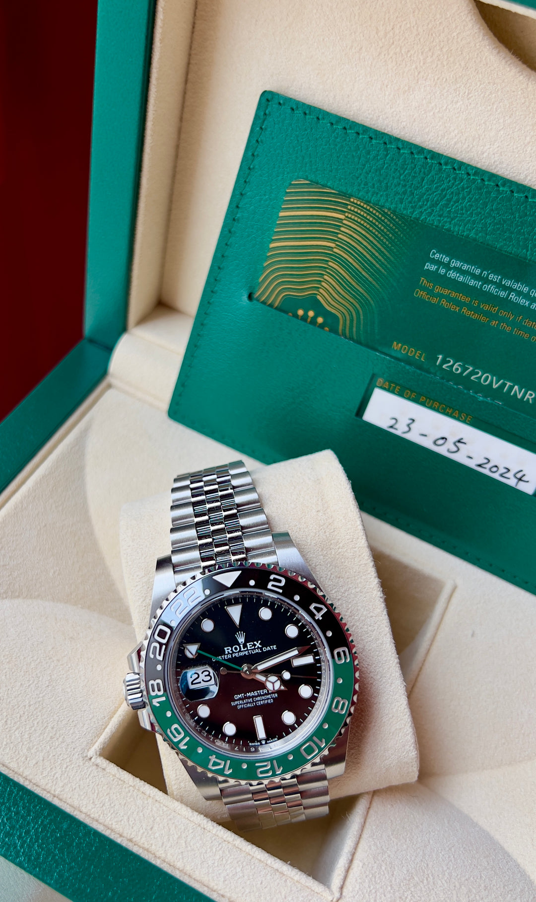 Rolex GMT-Master II 126720 VTNR | SPRITE | 2024 | LIKE NEW