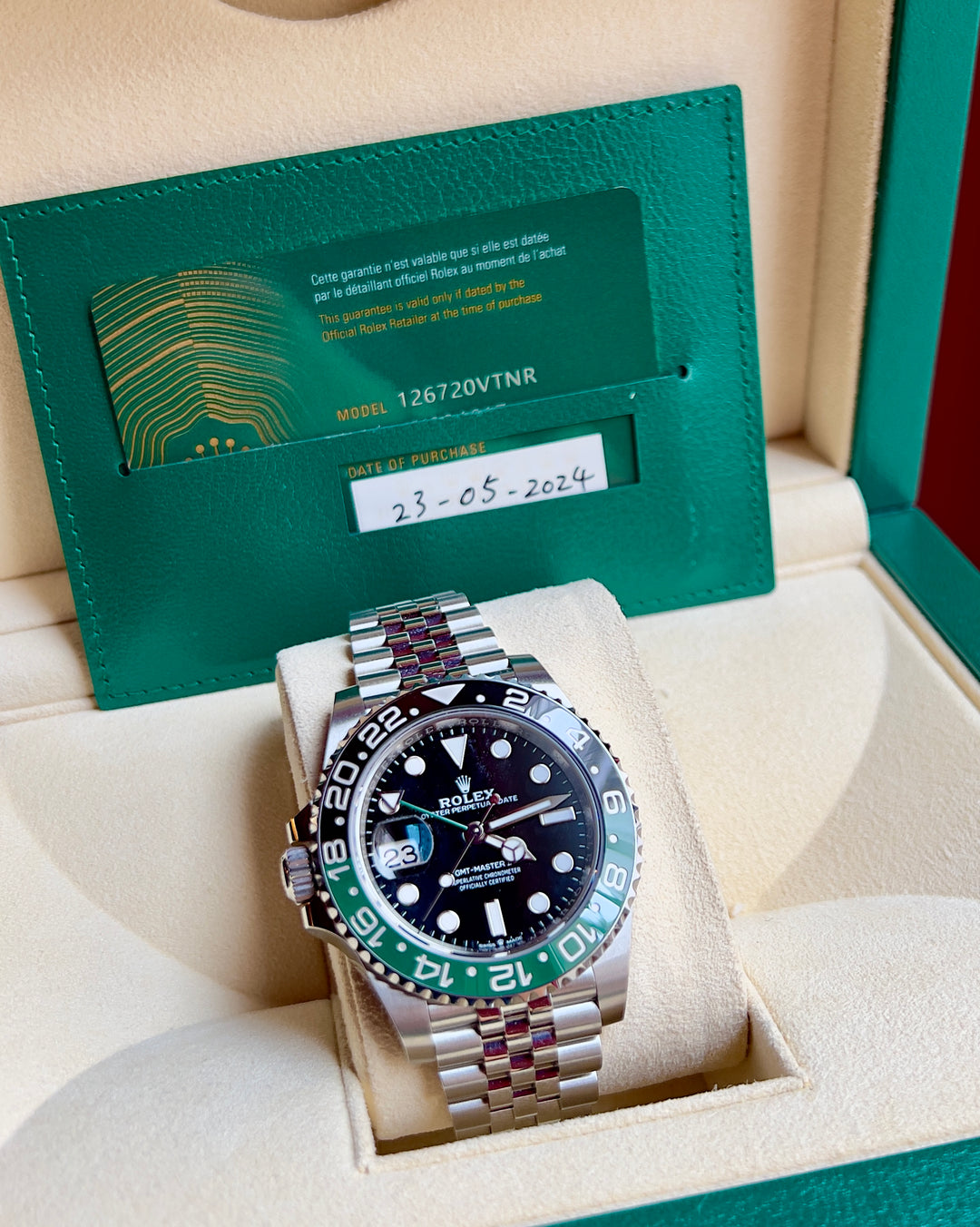 Rolex GMT-Master II 126720 VTNR | SPRITE | 2024 | LIKE NEW
