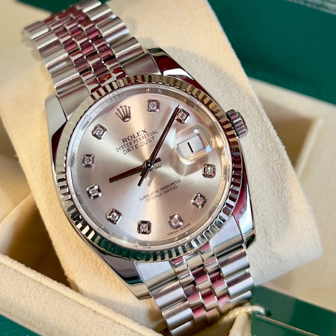Rolex Datejust 116234 | DIAMOND DIAL | 2014 | LIKE NEW