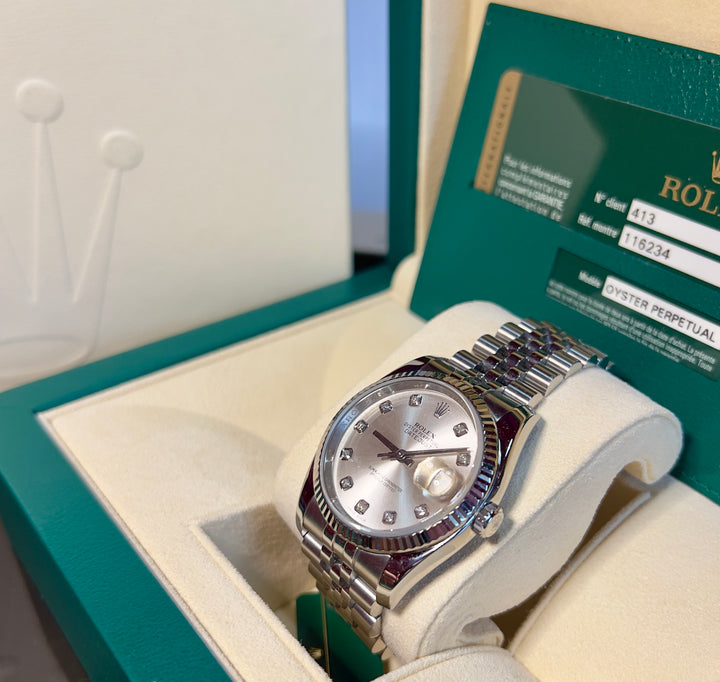 Rolex Datejust 116234 | DIAMOND DIAL | 2014 | LIKE NEW