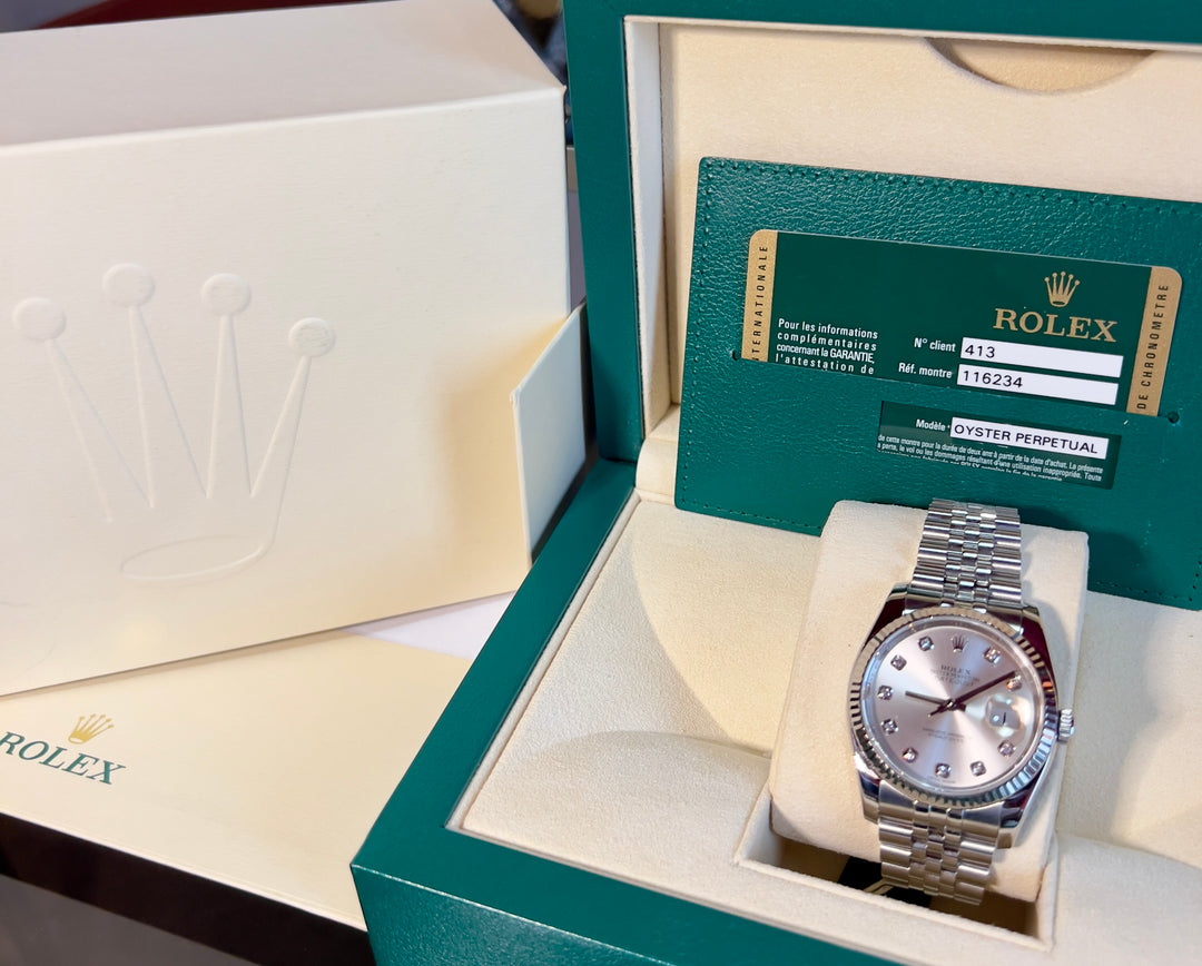 Rolex Datejust 116234 | DIAMOND DIAL | 2014 | LIKE NEW