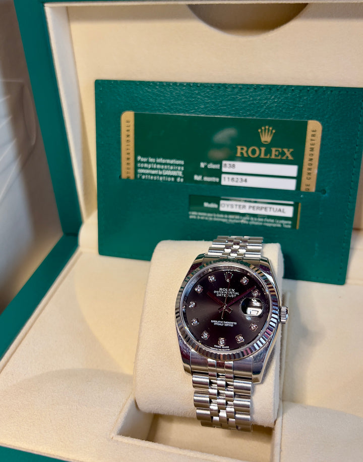 Rolex Datejust 116234 | DIAMOND DIAL | 2015