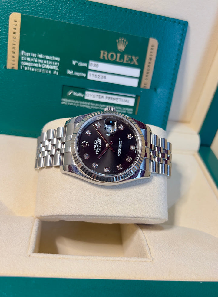 Rolex Datejust 116234 | DIAMOND DIAL | 2015