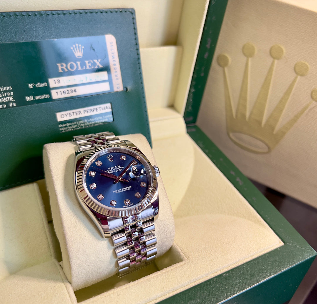 Rolex Datejust 116234 | DIAMOND | 2012 | FULL SET | LIKE NEW