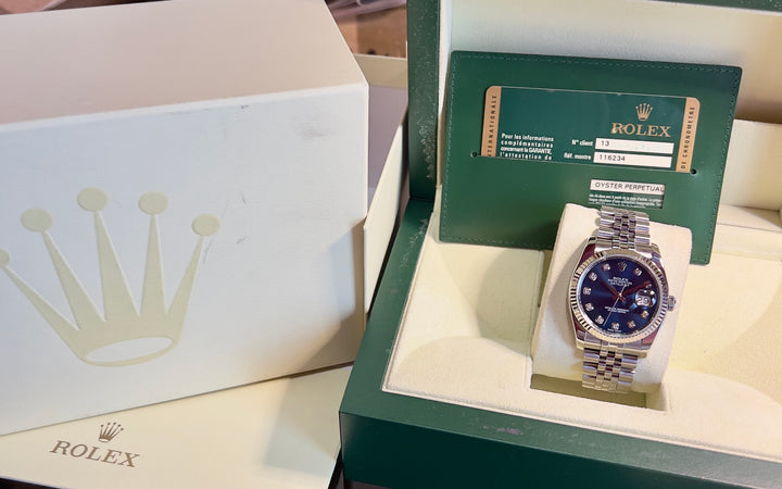 Rolex Datejust 116234 | DIAMOND | 2012 | FULL SET | LIKE NEW