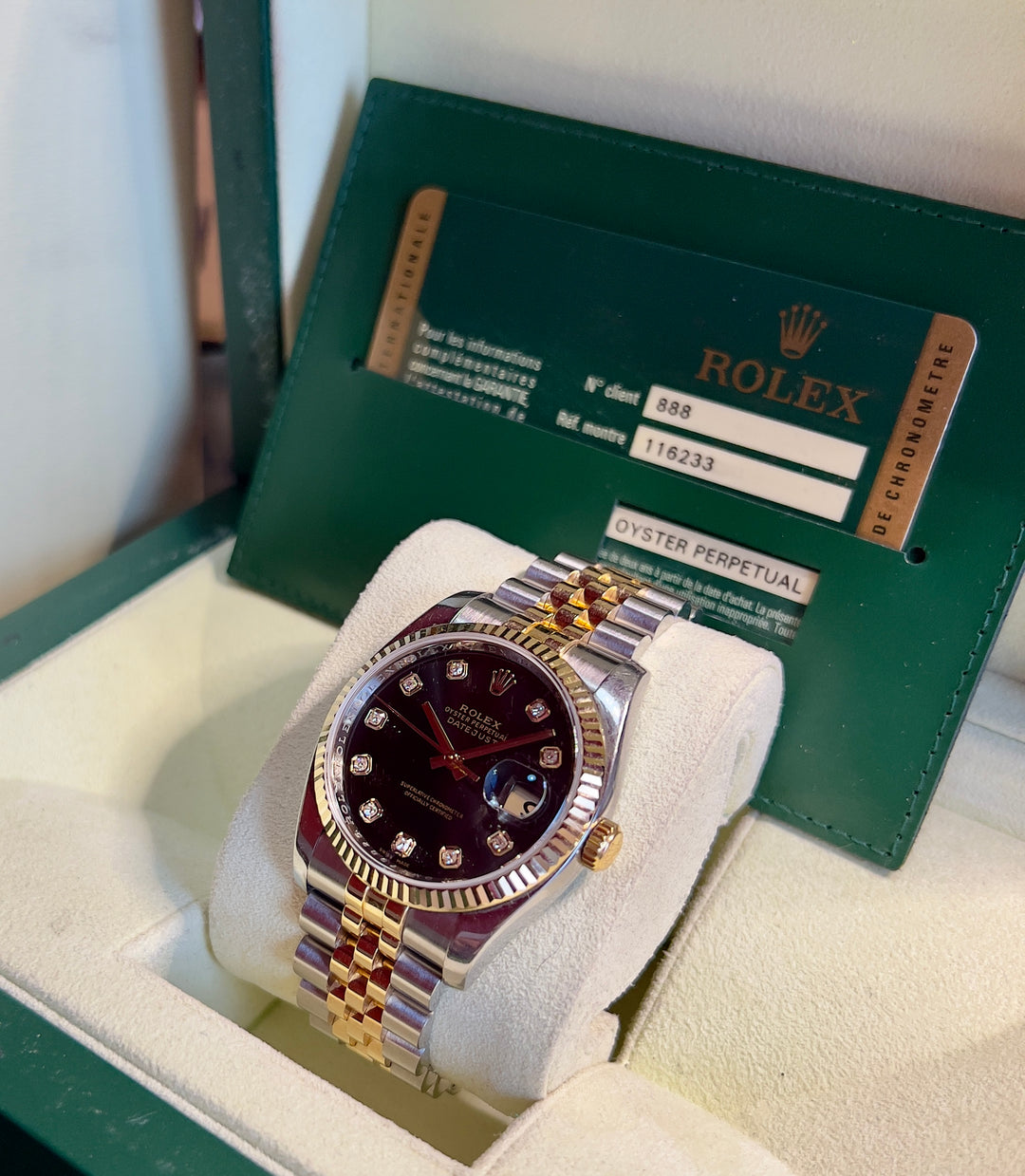 Rolex Datejust 116233 | DIAMOND | 2012 | LIKE NEW