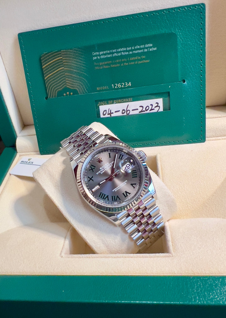 Rolex Datejust 126234 | WIMBLEDON | 2023 | LIKE NEW