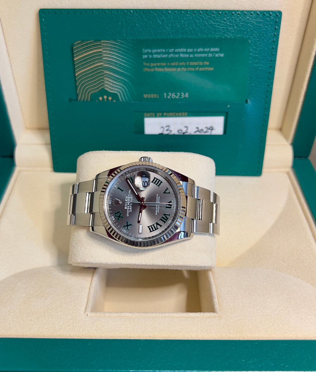 Rolex Datejust 126234 | WIMBLEDON | 2024 | LIKE NEW