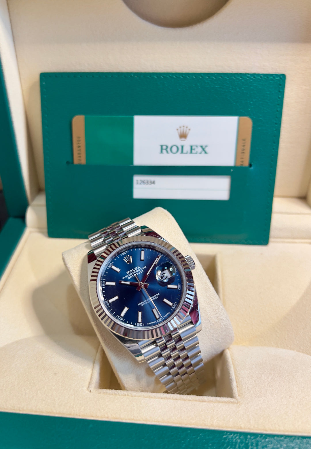 Rolex Datejust 116334 | 2017 | BLUE