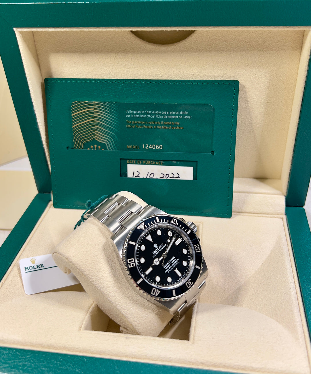 Rolex 124060 Submariner Senza Data Prezzo ROLEX SUBMARINER NO DATE