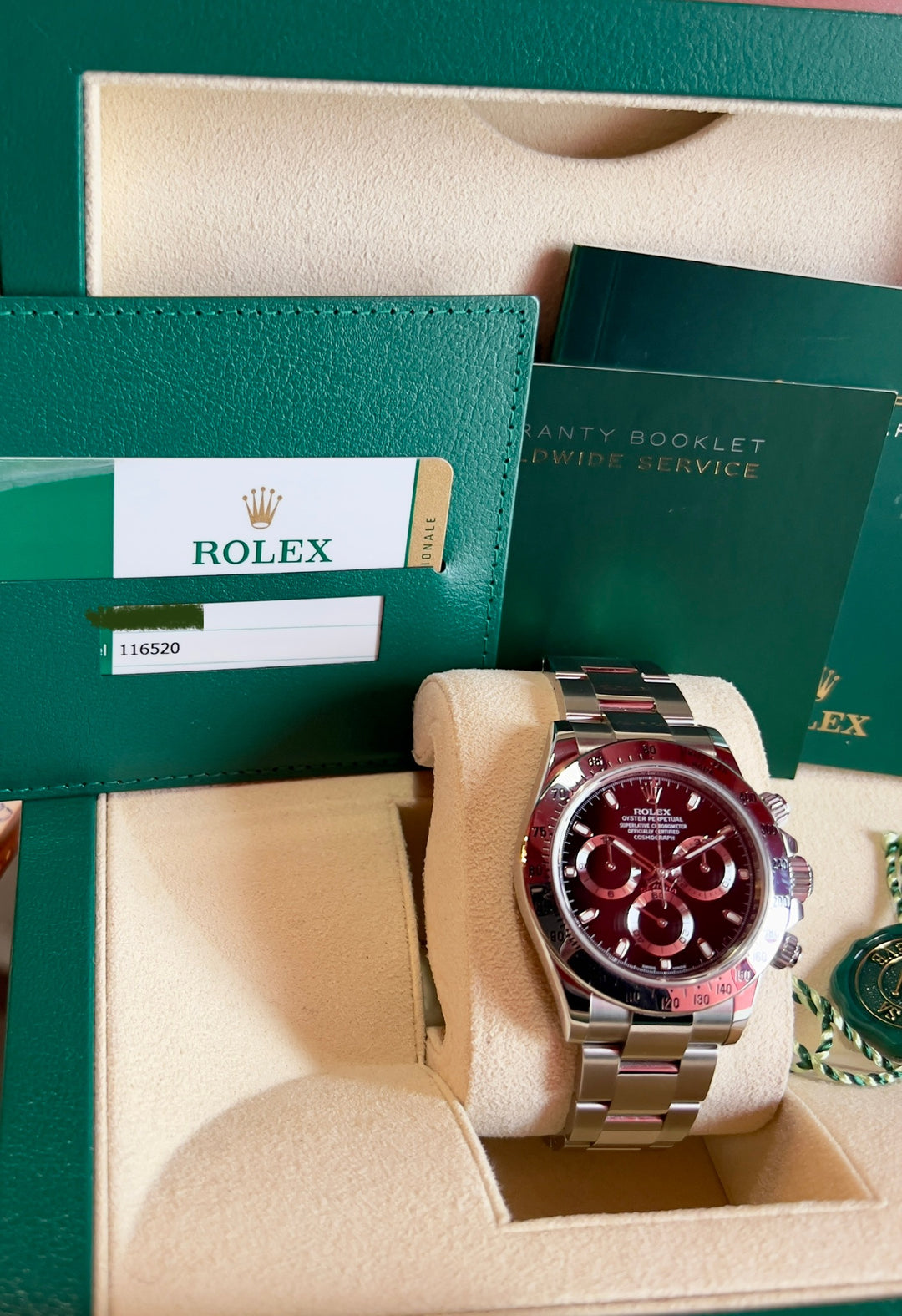 Rolex Daytona 116520 CHROMALIGHT | 2016 | SERVICE ROLEX 2024
