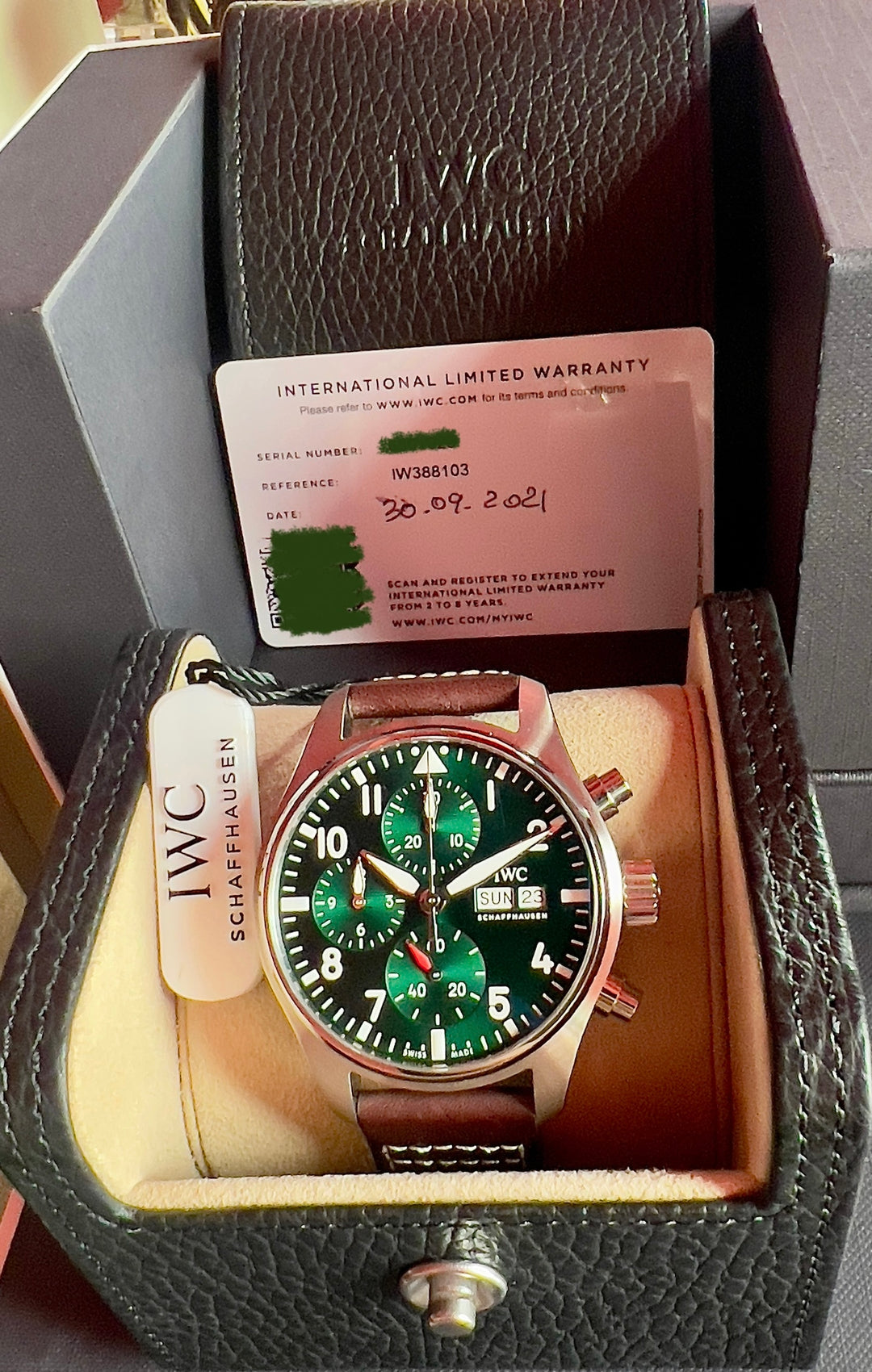IWC ilot's Watch Chronograph 41 | NEW 2021 | GREEN