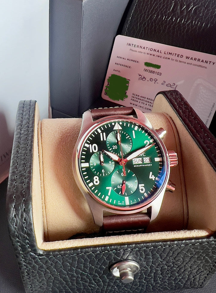 IWC ilot's Watch Chronograph 41 | NEW 2021 | GREEN