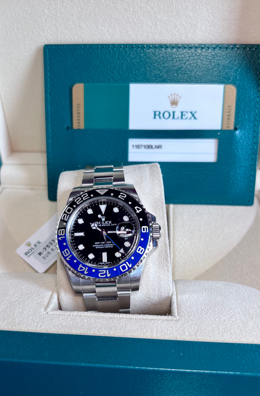 Rolex GMT-Master II 116710BLNR | 2018 | BATMAN | FULL SET