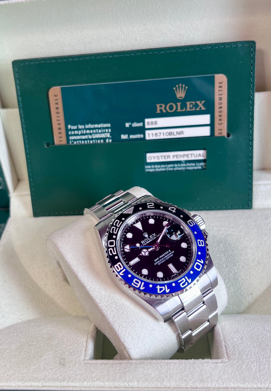 Rolex GMT-Master II 116710BLNR | 2014 | BATMAN | FULL SET