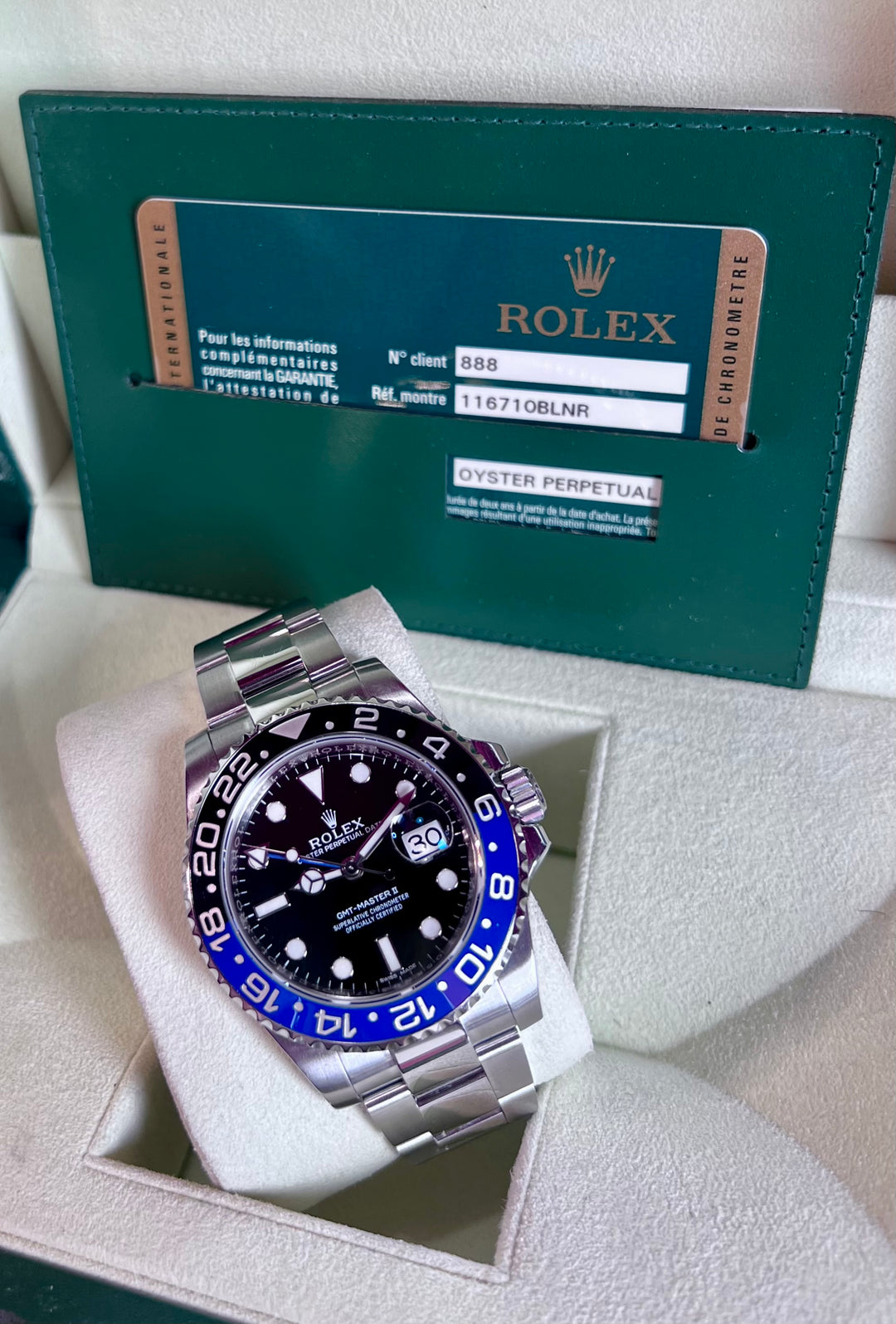 Rolex GMT-Master II 116710BLNR | 2014 | BATMAN | FULL SET