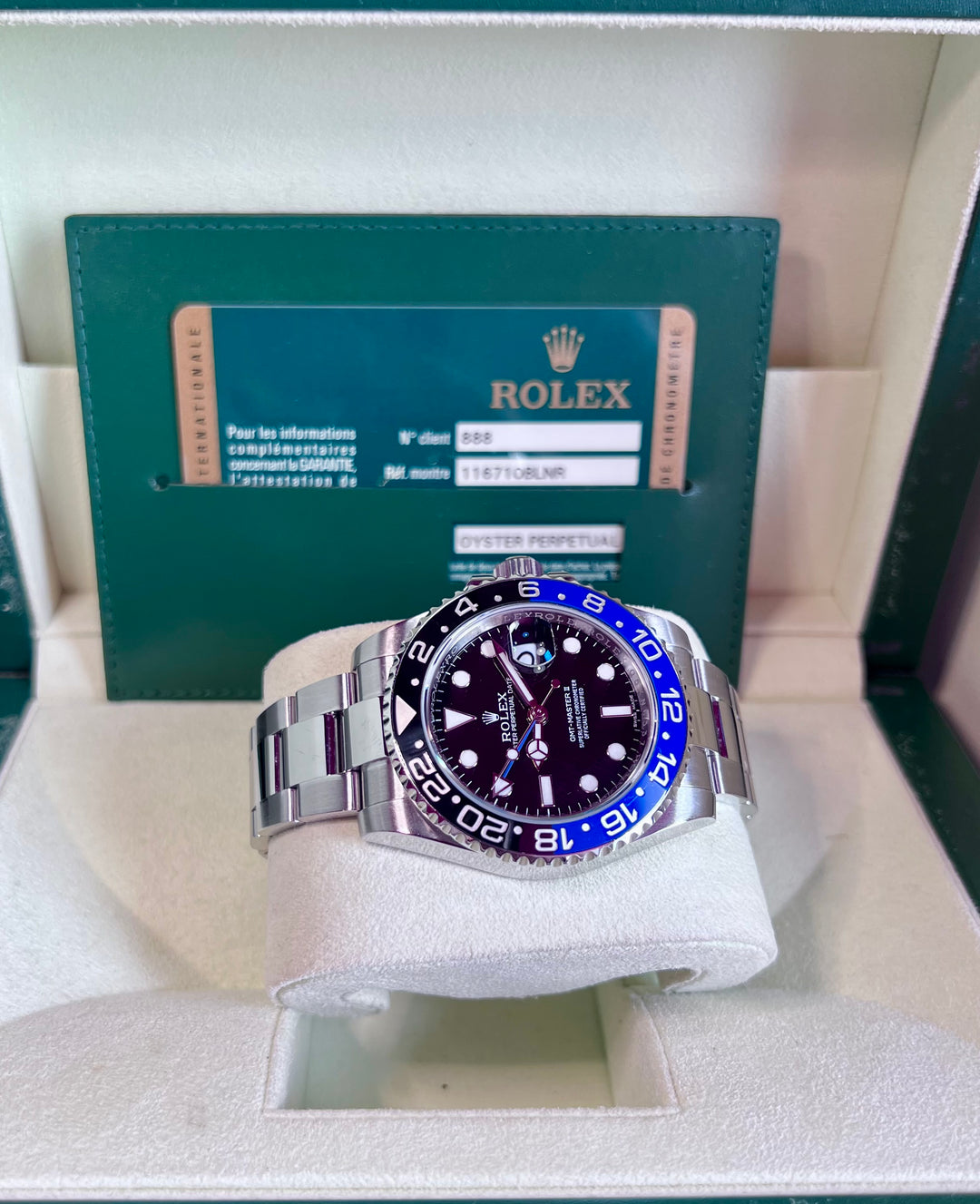 Rolex GMT-Master II 116710BLNR | 2014 | BATMAN | FULL SET