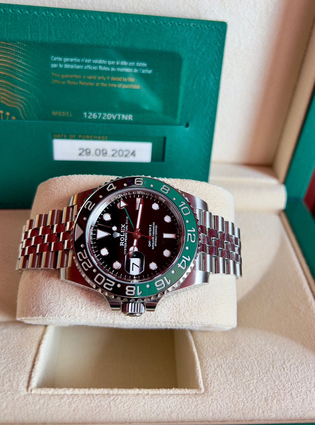 Rolex GMT-Master II SPRITE | 126720VTNR | 2024