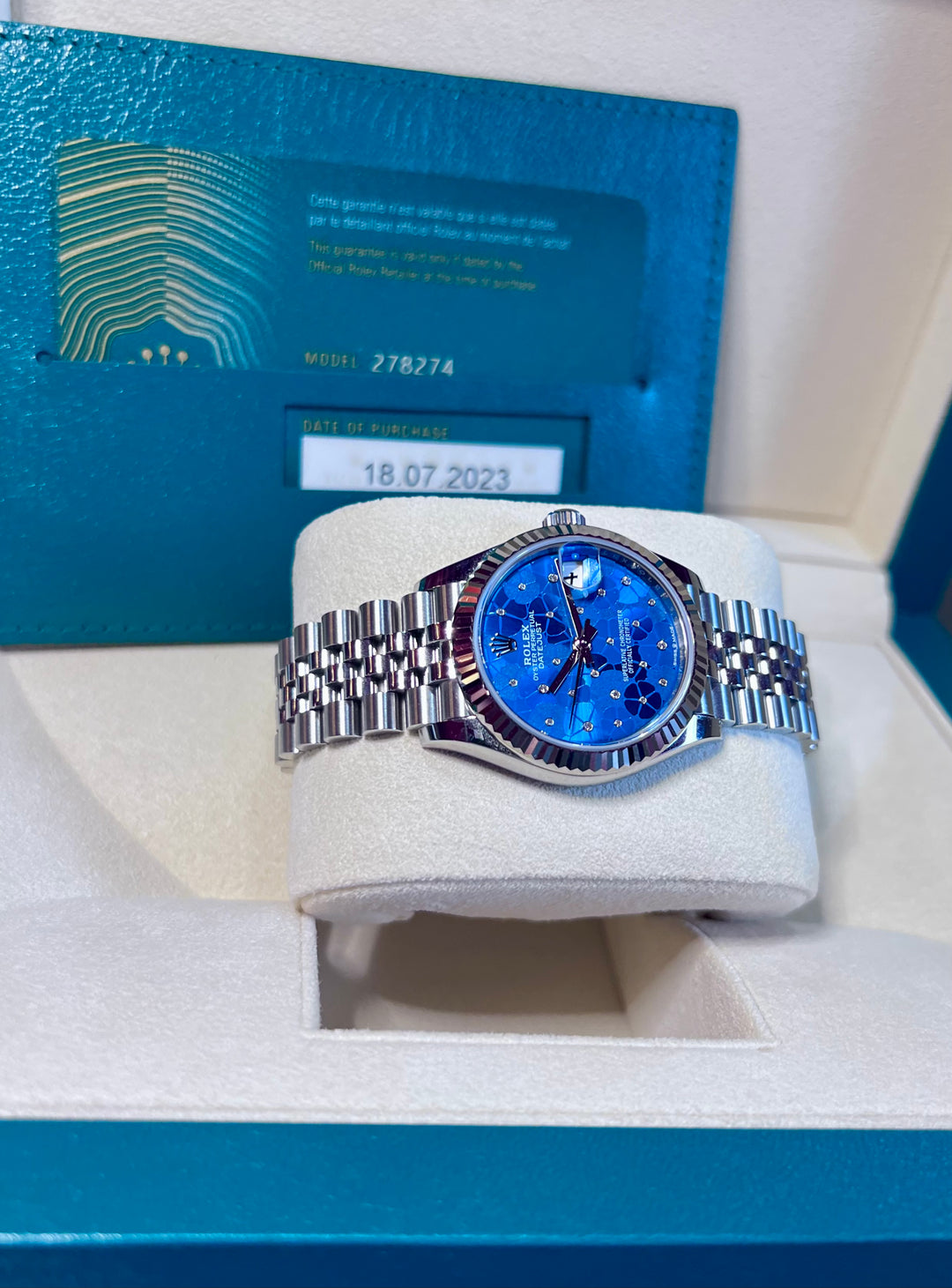 Rolex Datejust 278274 | DIAMOND | 2023 | LIKE NEW