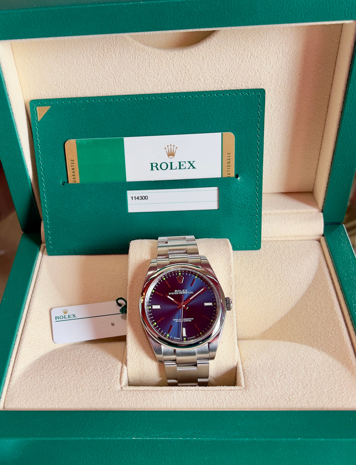 Rolex Oyster Perpetual 39 114300 | 2017 | LIKE NEW