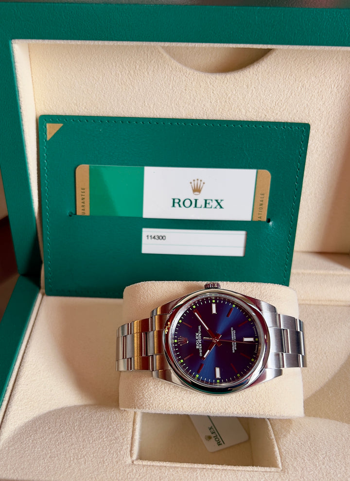 Rolex Oyster Perpetual 39 114300 | 2017 | LIKE NEW