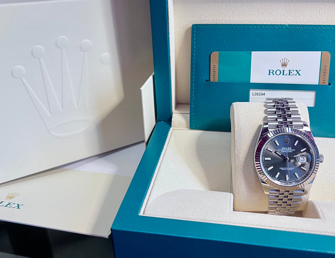 Rolex Datejust 126334 | 2018 | RHODIUM | LIKE NEW | FULL SET