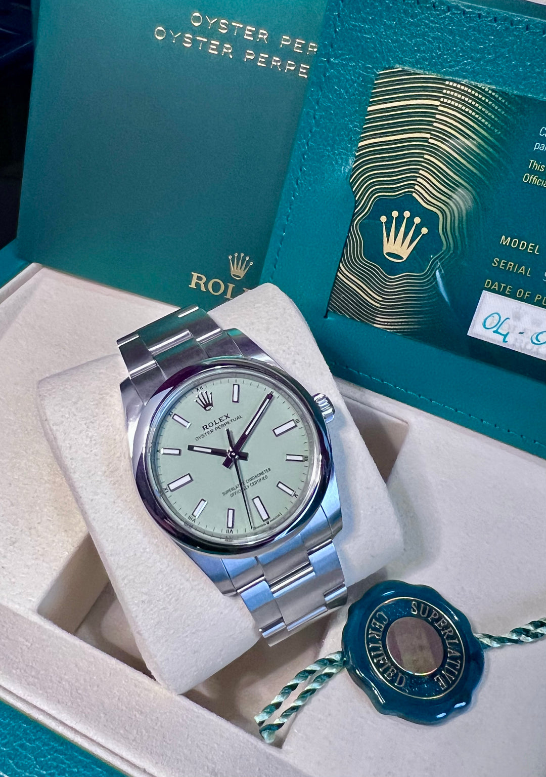 Rolex Oyster Perpetual 124200 | PISTACCHIO | NEW 2026
