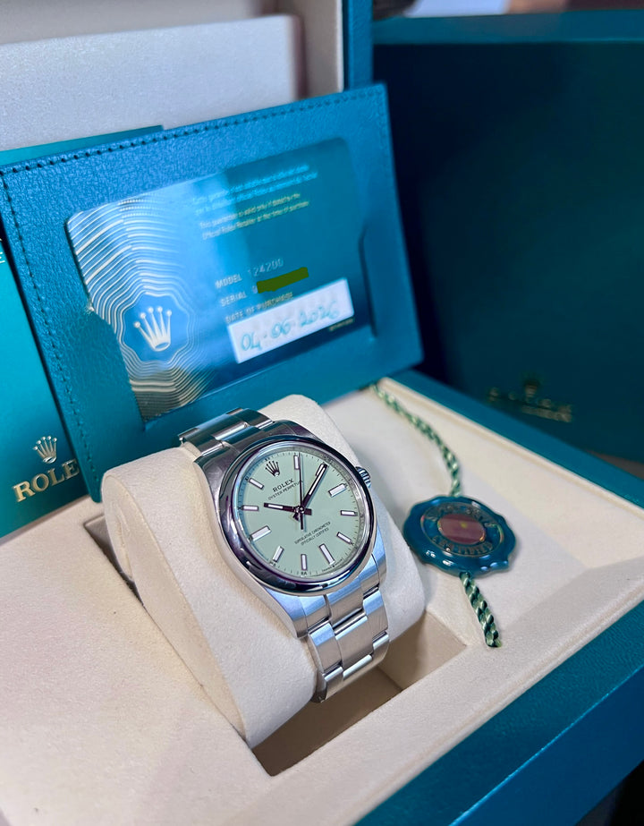 Rolex Oyster Perpetual 124200 | PISTACCHIO | NEW 2026