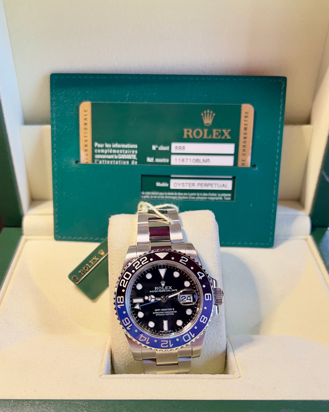 Rolex GMT-Master II "Batman" 116710BLNR | 2015 | LIKE NEW