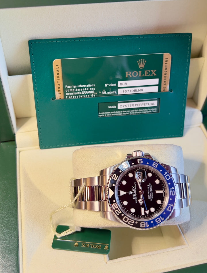 Rolex GMT-Master II "Batman" 116710BLNR | 2015 | LIKE NEW
