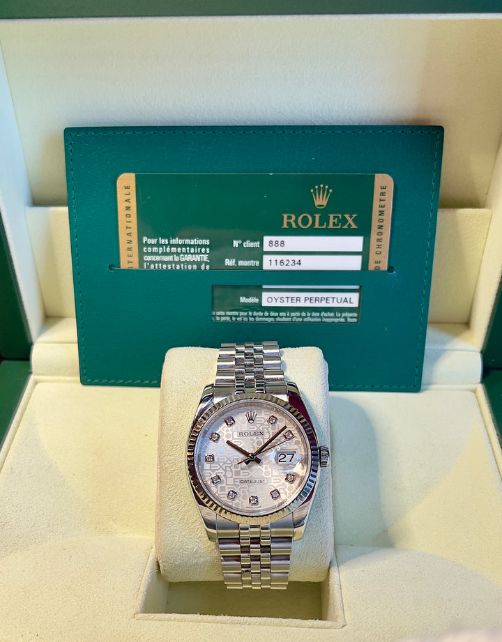 Rolex Datejust 36 116234 DIAMOND | 2012
