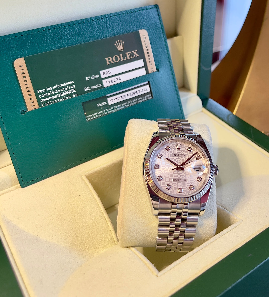 Rolex Datejust 36 116234 DIAMOND | 2012