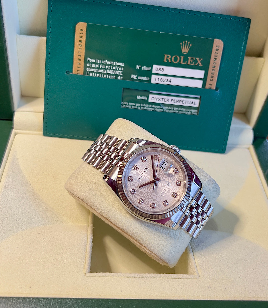 Rolex Datejust 36 116234 DIAMOND | 2012