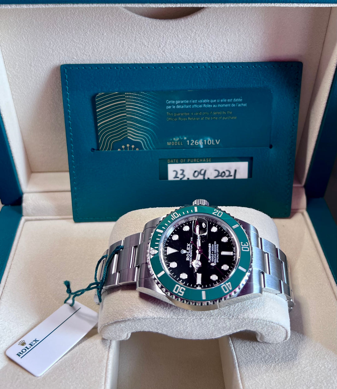 Rolex Submariner Date 126610LV | 2021 | FULL SET