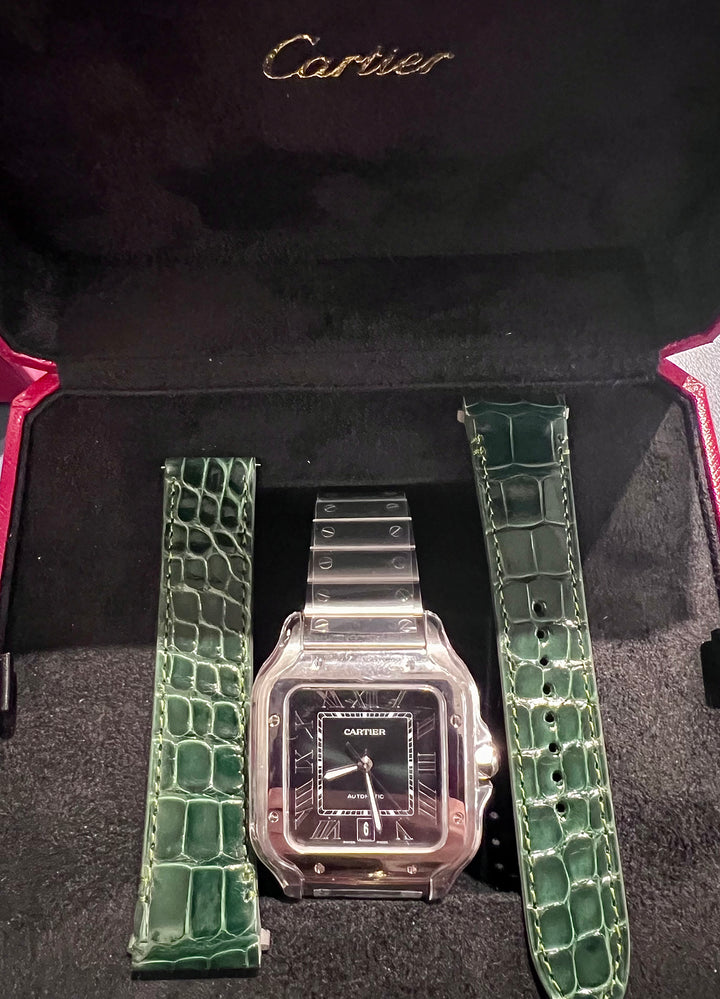 Cartier Santos WSSA0062 | GREEN | NEW STICKERS