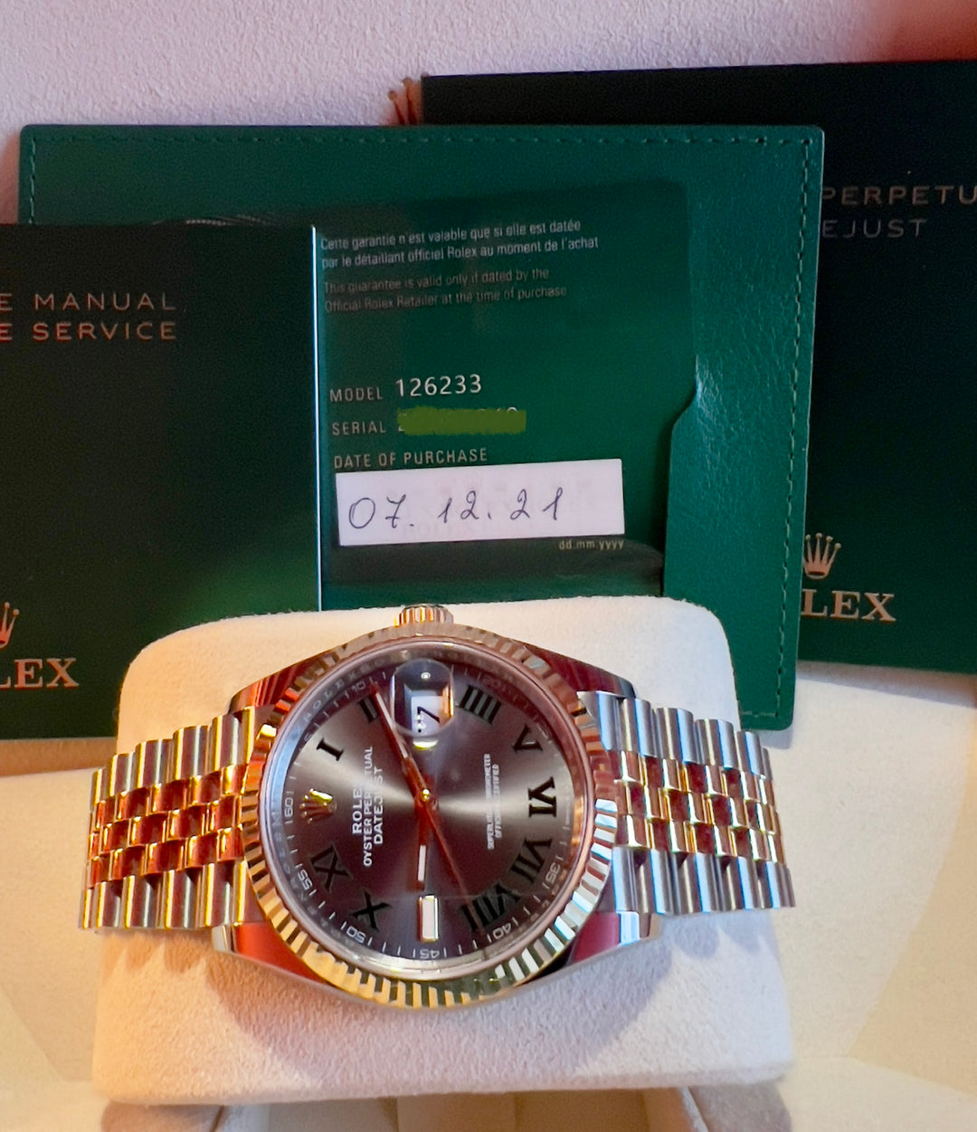 Rolex Datejust 36 Wimbledon | 2021 | LIKE NEW