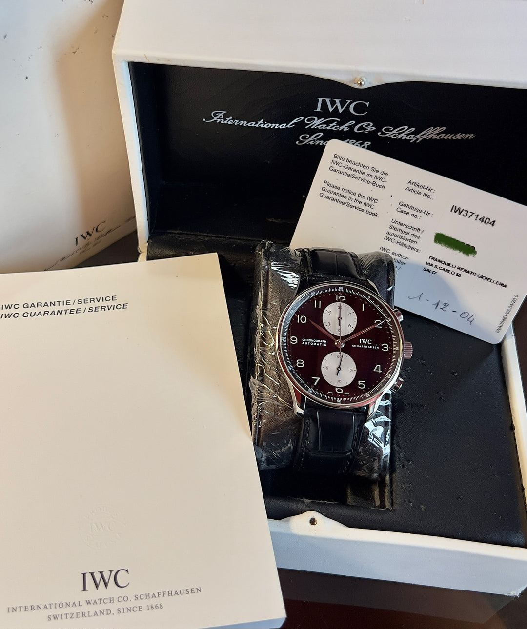 IWC Portuguese Chronograph PANDA | 2004 | ITA | LIKE NEW