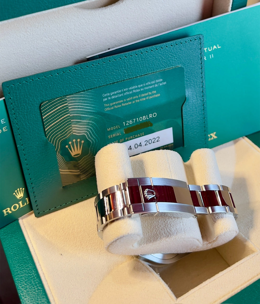 Rolex GMT-Master II 126710BLRO | 2022 | LIKE NEW