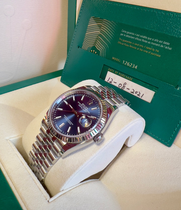Rolex Datejust 36 126234 | 2021 | LIKE NEW